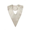 V-shaped scarf shawl and etiquette sash, adult graduation ceremony satin monochrome shawl, graduation bachelor's gown sash details Picture
